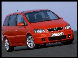 Czerwony, Opel Zafira